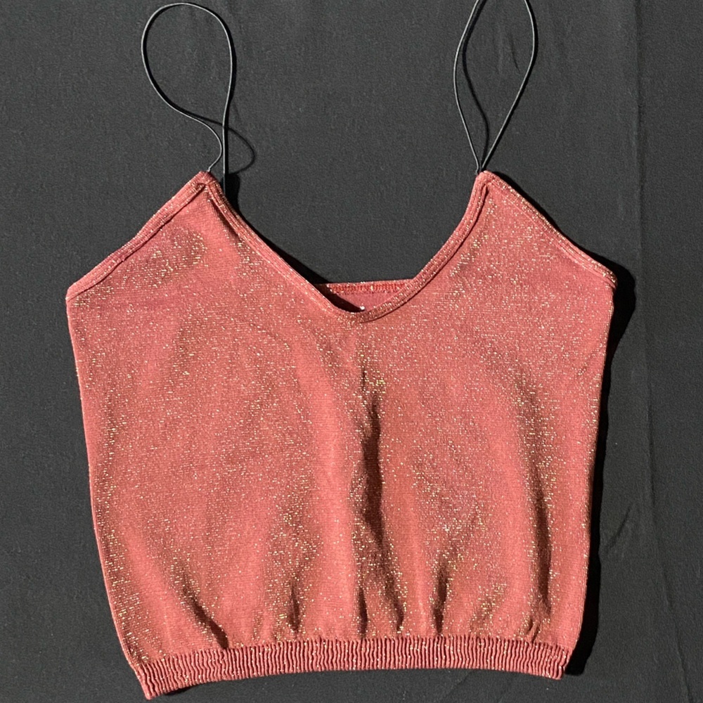 Free People Sparkling Pink Camisole